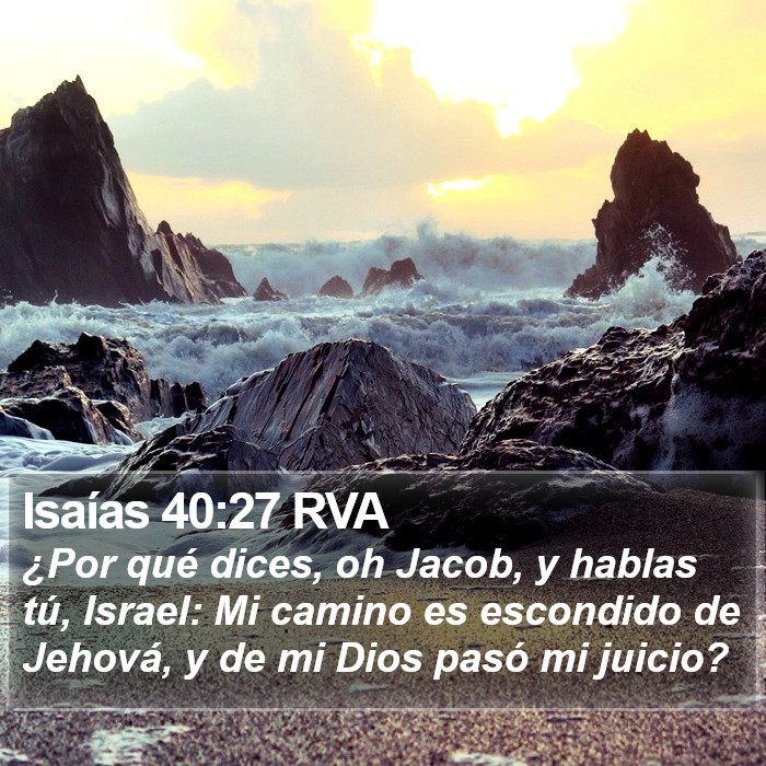 Isaías 40:27 RVA Bible Study