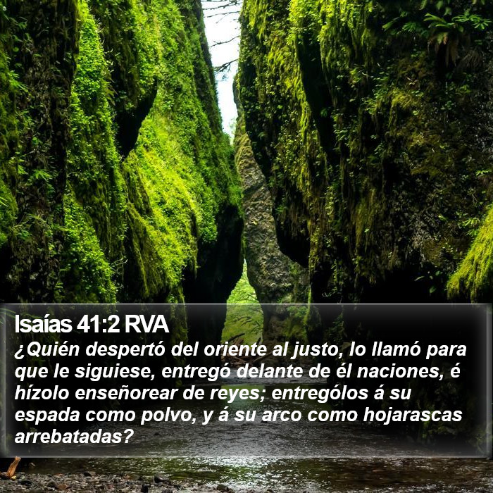 Isaías 41:2 RVA Bible Study