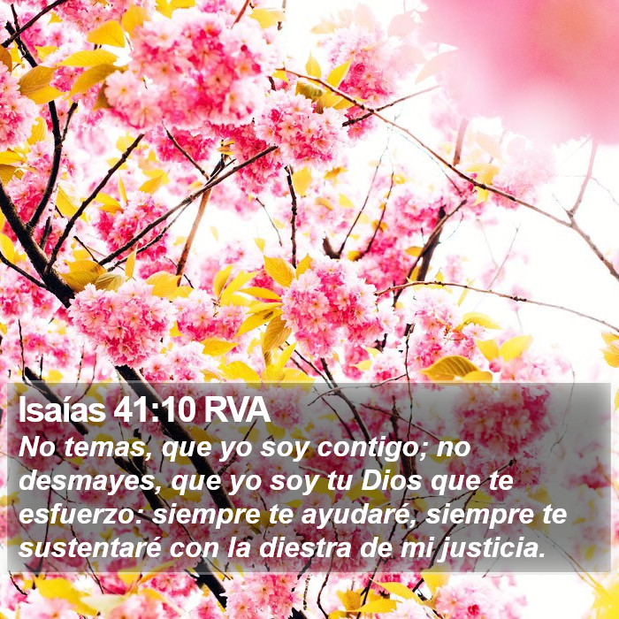 Isaías 41:10 RVA Bible Study