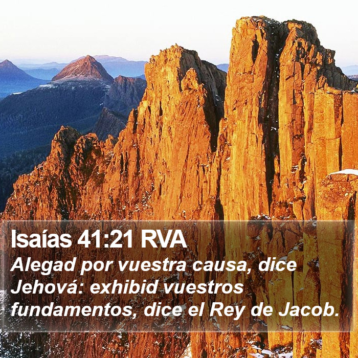 Isaías 41:21 RVA Bible Study