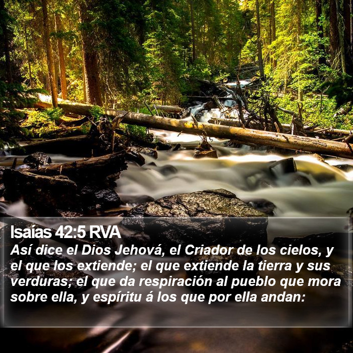 Isaías 42:5 RVA Bible Study