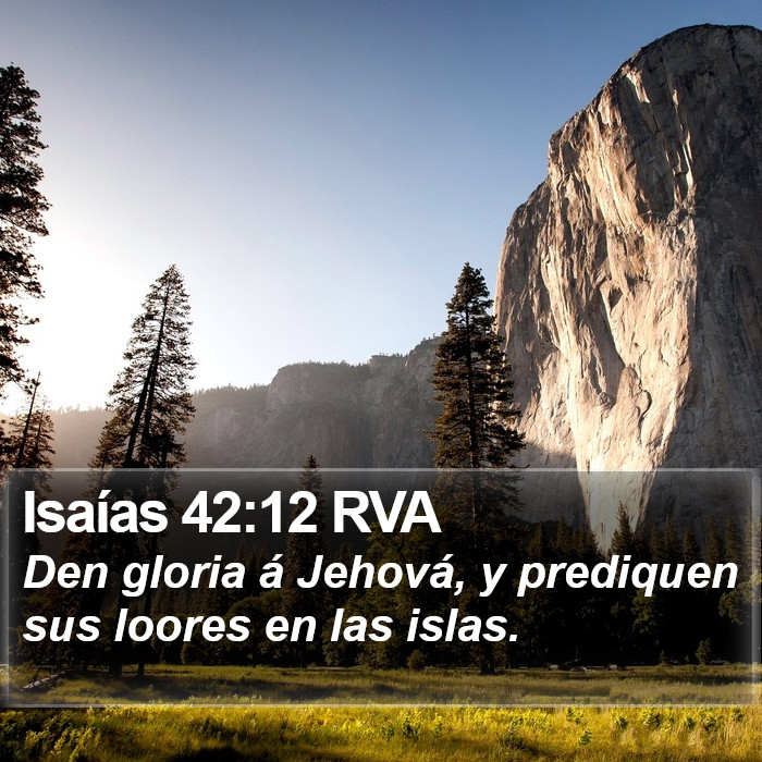 Isaías 42:12 RVA Bible Study