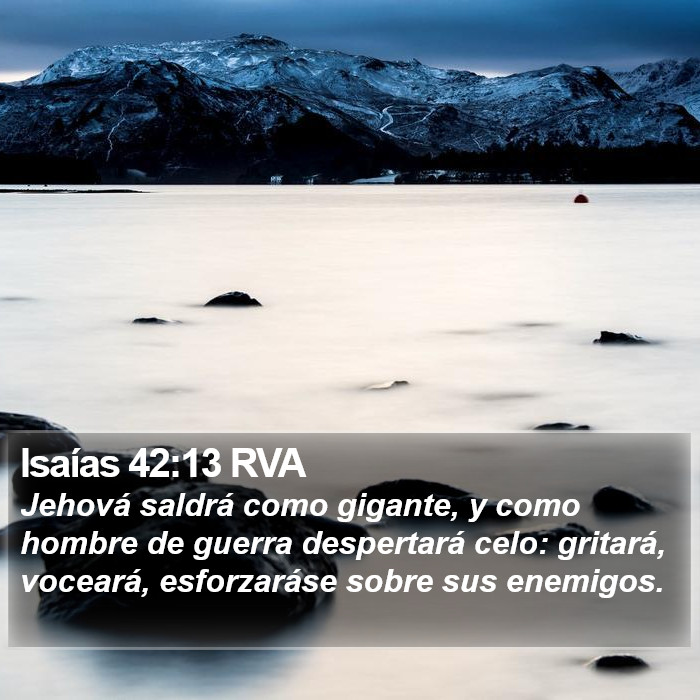 Isaías 42:13 RVA Bible Study