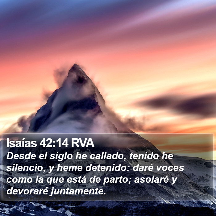 Isaías 42:14 RVA Bible Study