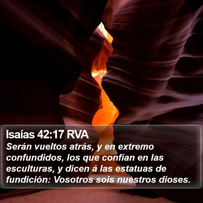 Isaías 42:17 RVA Bible Study