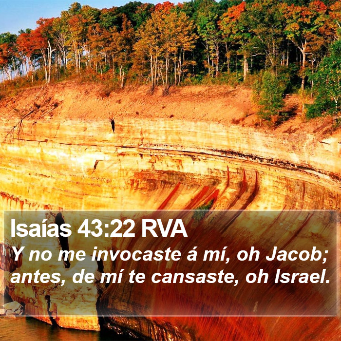 Isaías 43:22 RVA Bible Study