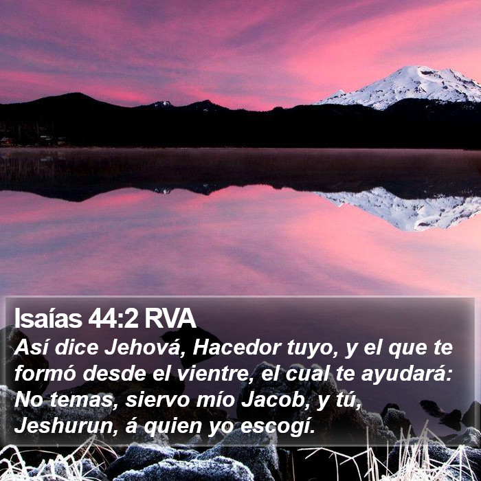 Isaías 44:2 RVA Bible Study