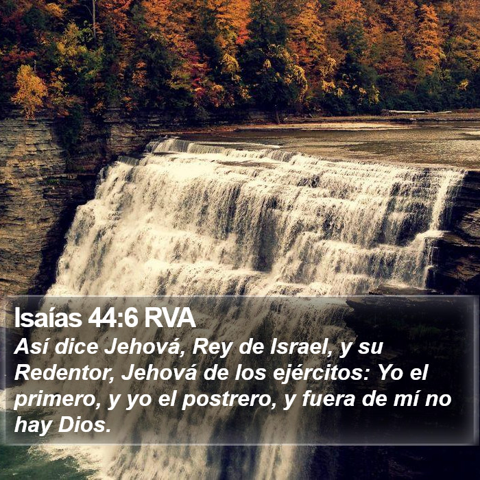 Isaías 44:6 RVA Bible Study