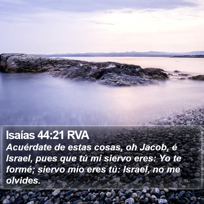 Isaías 44:21 RVA Bible Study