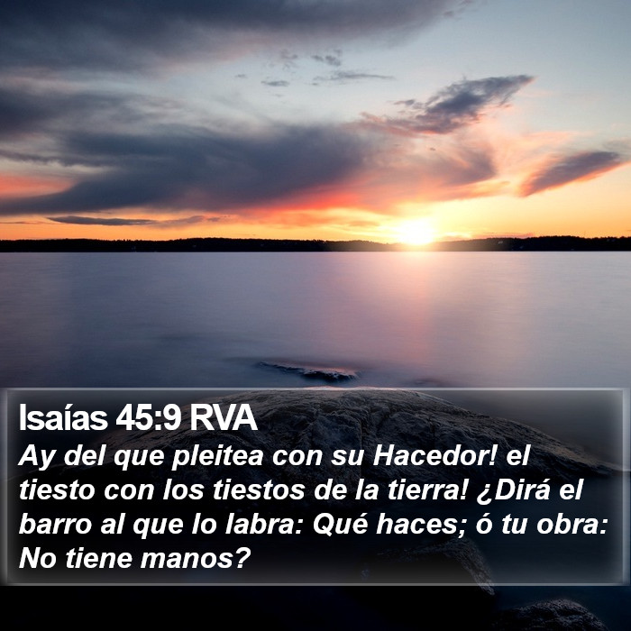 Isaías 45:9 RVA Bible Study