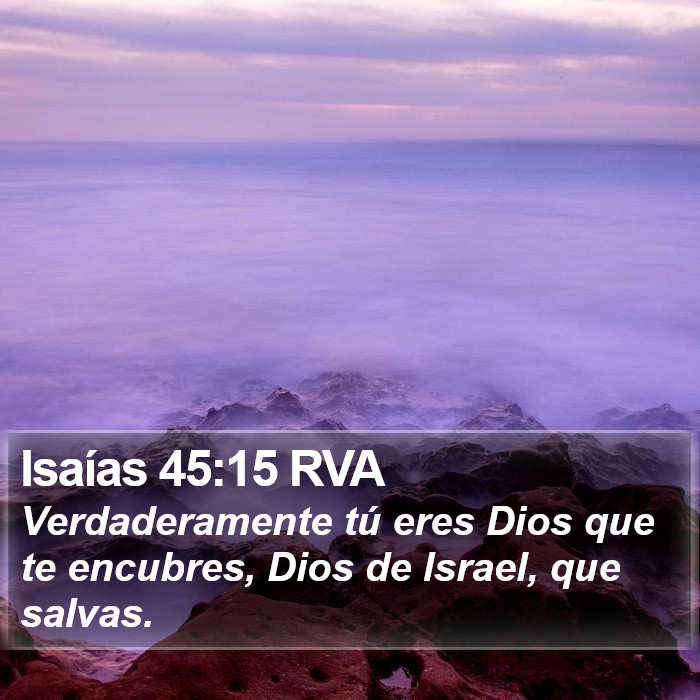 Isaías 45:15 RVA Bible Study