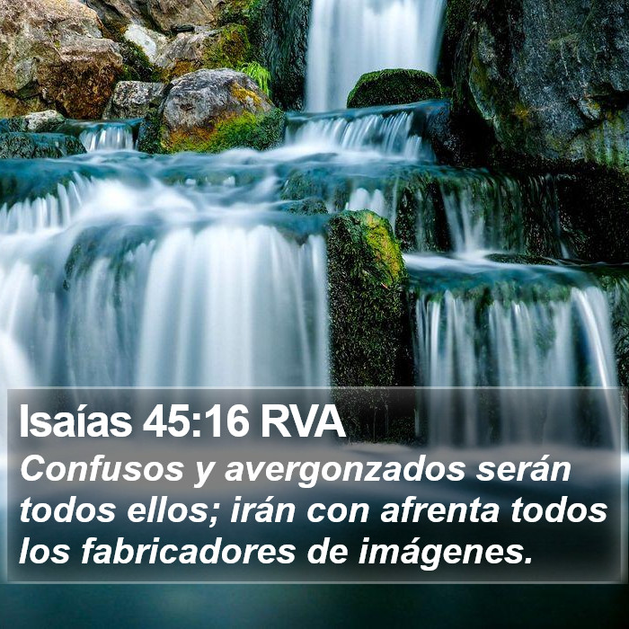 Isaías 45:16 RVA Bible Study