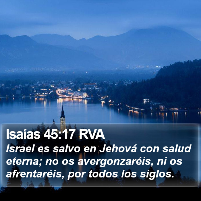 Isaías 45:17 RVA Bible Study