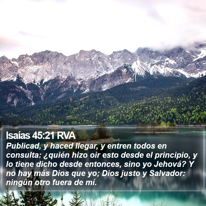 Isaías 45:21 RVA Bible Study