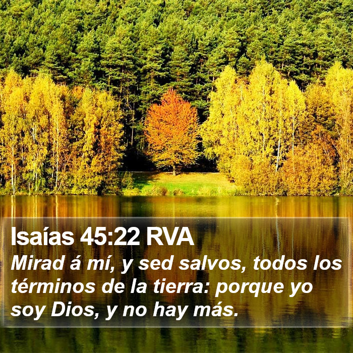 Isaías 45:22 RVA Bible Study