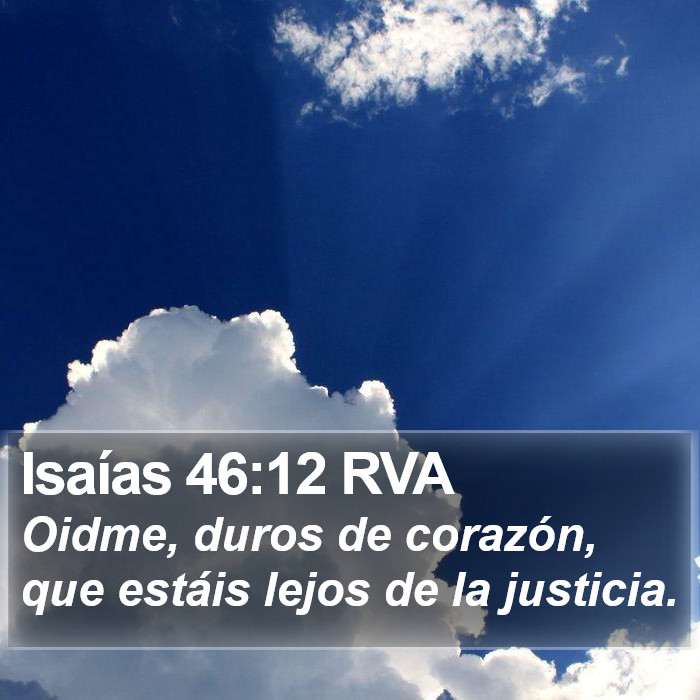 Isaías 46:12 RVA Bible Study