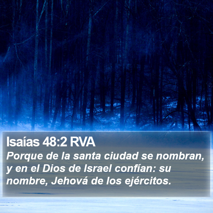 Isaías 48:2 RVA Bible Study