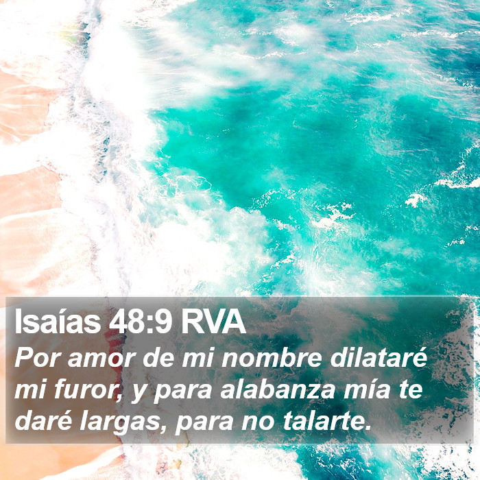 Isaías 48:9 RVA Bible Study