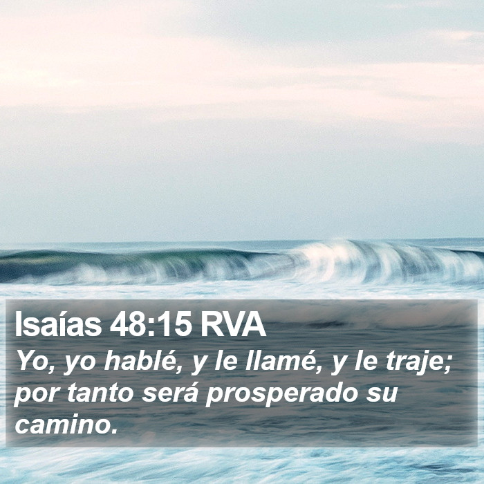 Isaías 48:15 RVA Bible Study