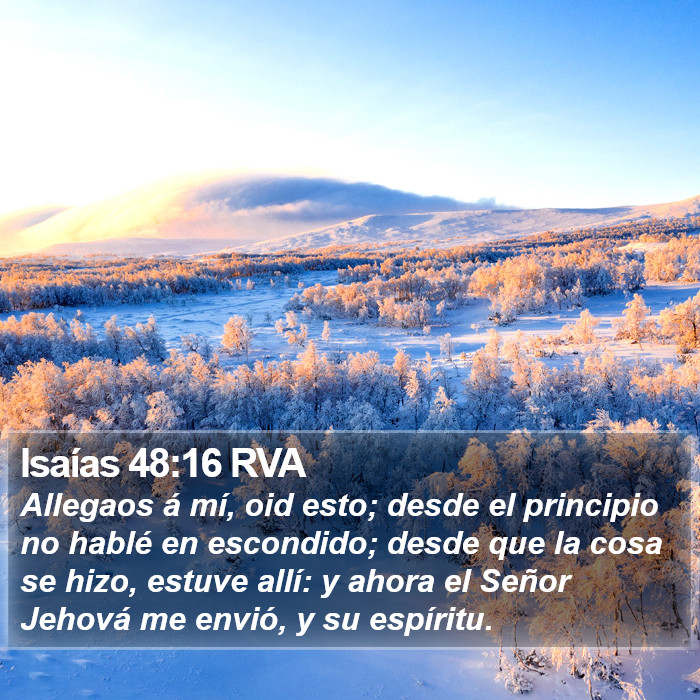 Isaías 48:16 RVA Bible Study