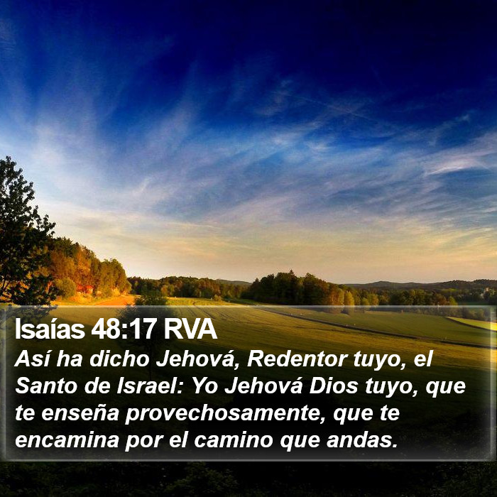 Isaías 48:17 RVA Bible Study