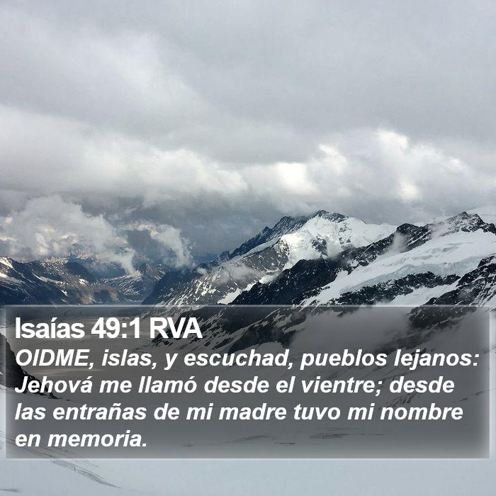 Isaías 49:1 RVA Bible Study