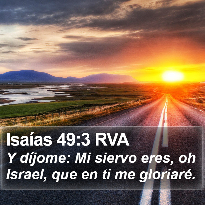 Isaías 49:3 RVA Bible Study