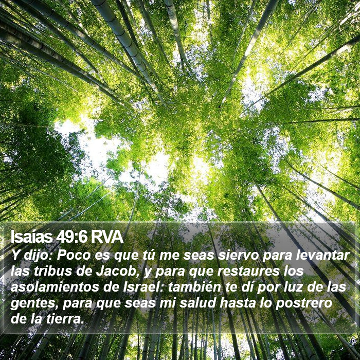 Isaías 49:6 RVA Bible Study