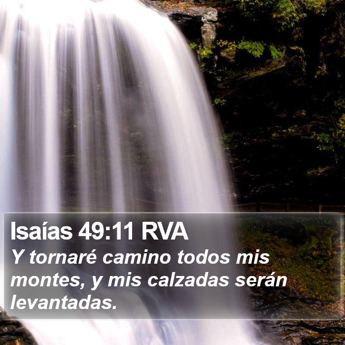 Isaías 49:11 RVA Bible Study