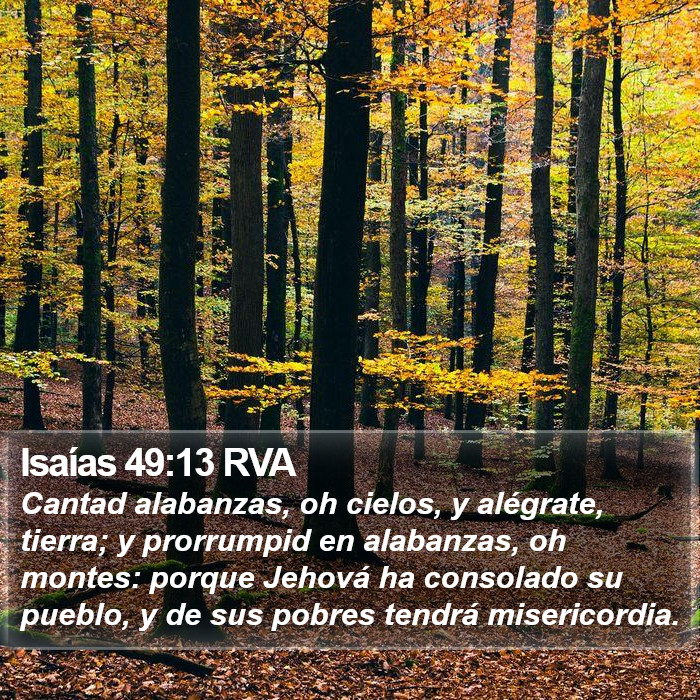 Isaías 49:13 RVA Bible Study