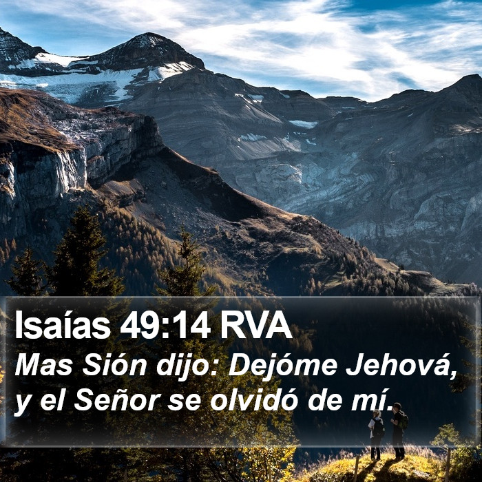 Isaías 49:14 RVA Bible Study