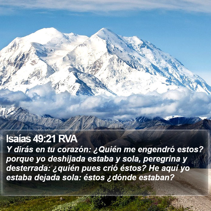 Isaías 49:21 RVA Bible Study