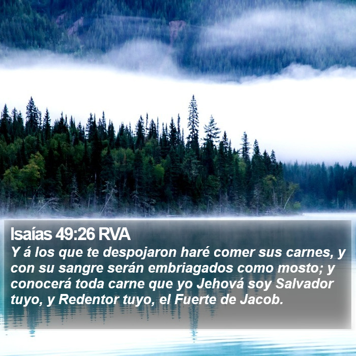 Isaías 49:26 RVA Bible Study