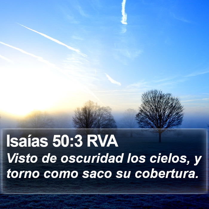 Isaías 50:3 RVA Bible Study