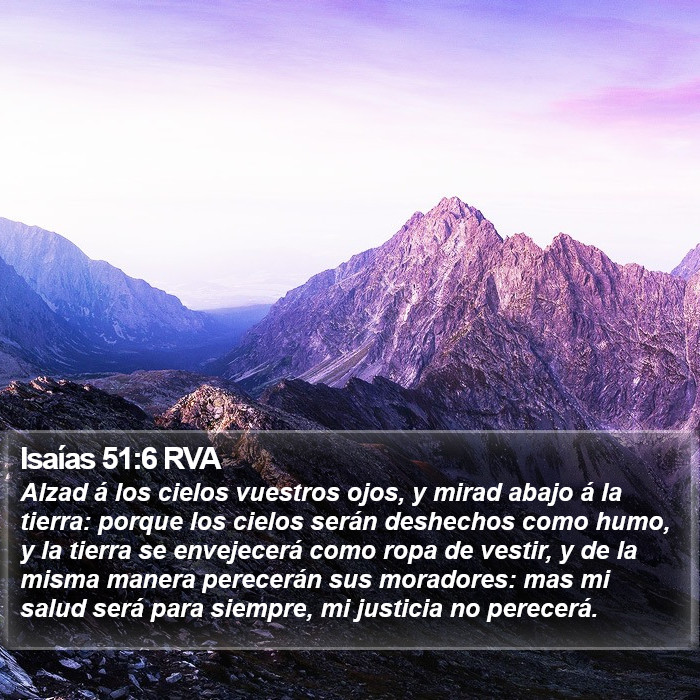 Isaías 51:6 RVA Bible Study