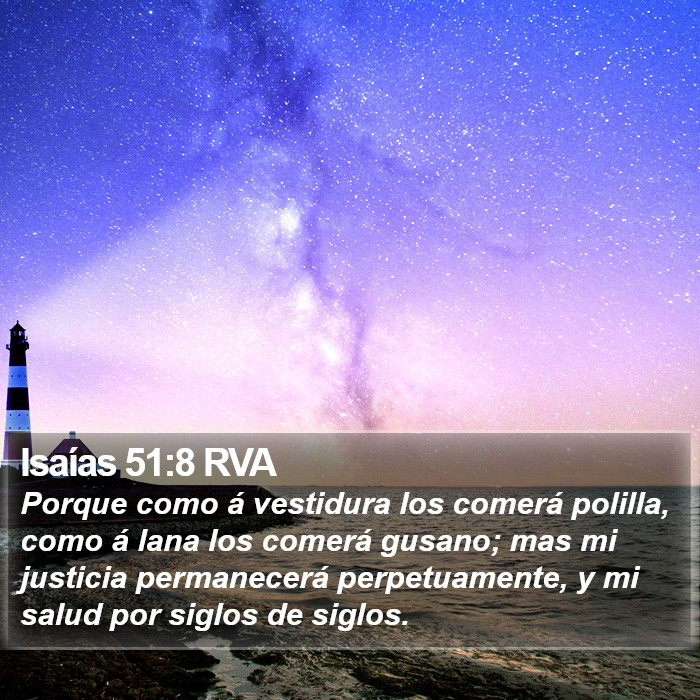 Isaías 51:8 RVA Bible Study