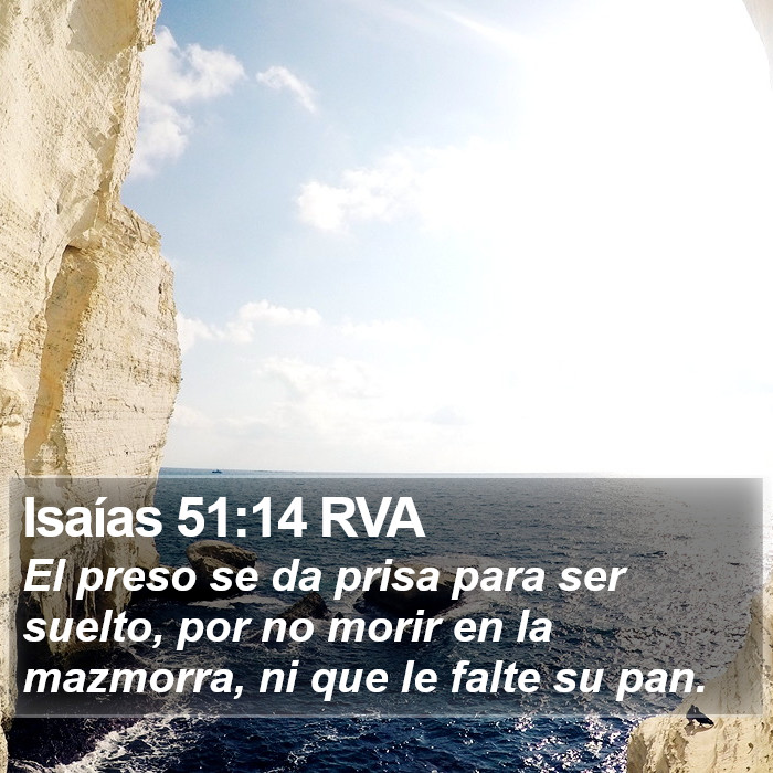 Isaías 51:14 RVA Bible Study