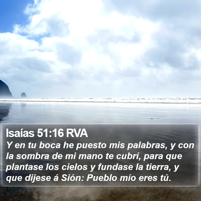 Isaías 51:16 RVA Bible Study