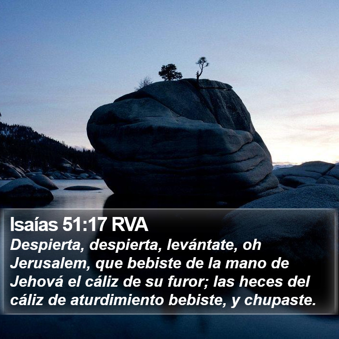 Isaías 51:17 RVA Bible Study