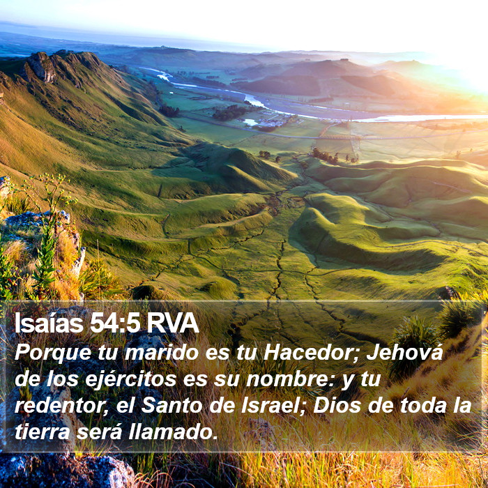 Isaías 54:5 RVA Bible Study