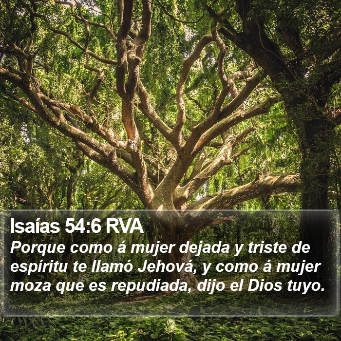 Isaías 54:6 RVA Bible Study