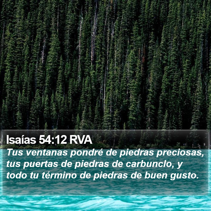 Isaías 54:12 RVA Bible Study