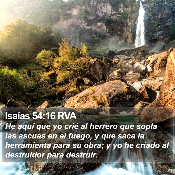 Isaías 54:16 RVA Bible Study