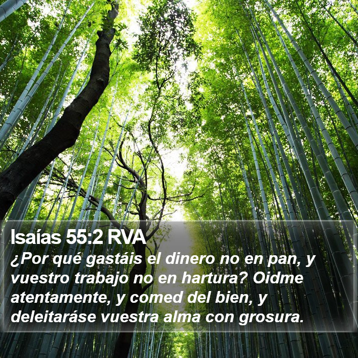 Isaías 55:2 RVA Bible Study