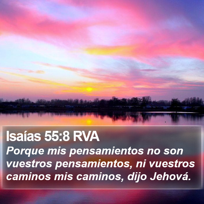 Isaías 55:8 RVA Bible Study