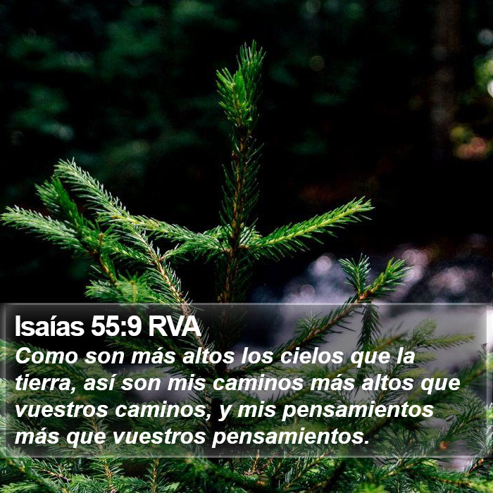 Isaías 55:9 RVA Bible Study