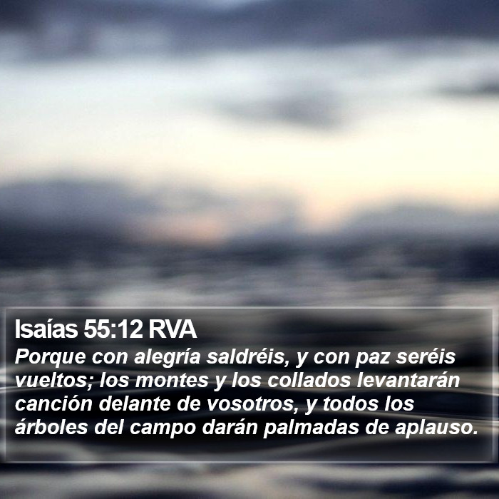 Isaías 55:12 RVA Bible Study