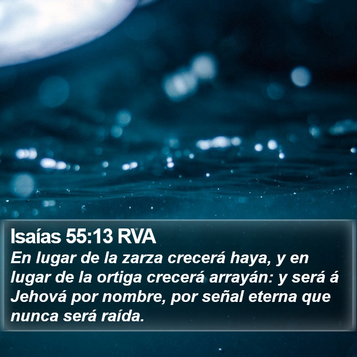 Isaías 55:13 RVA Bible Study