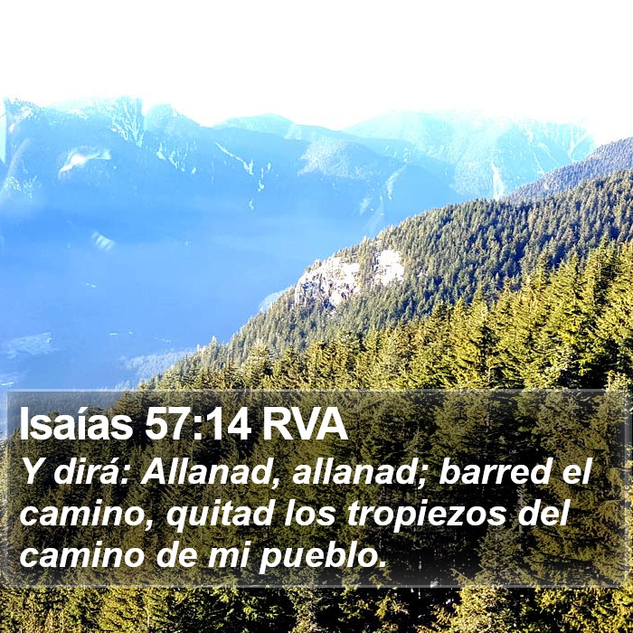 Isaías 57:14 RVA Bible Study