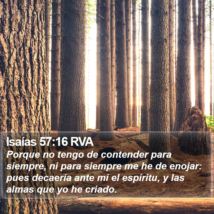 Isaías 57:16 RVA Bible Study